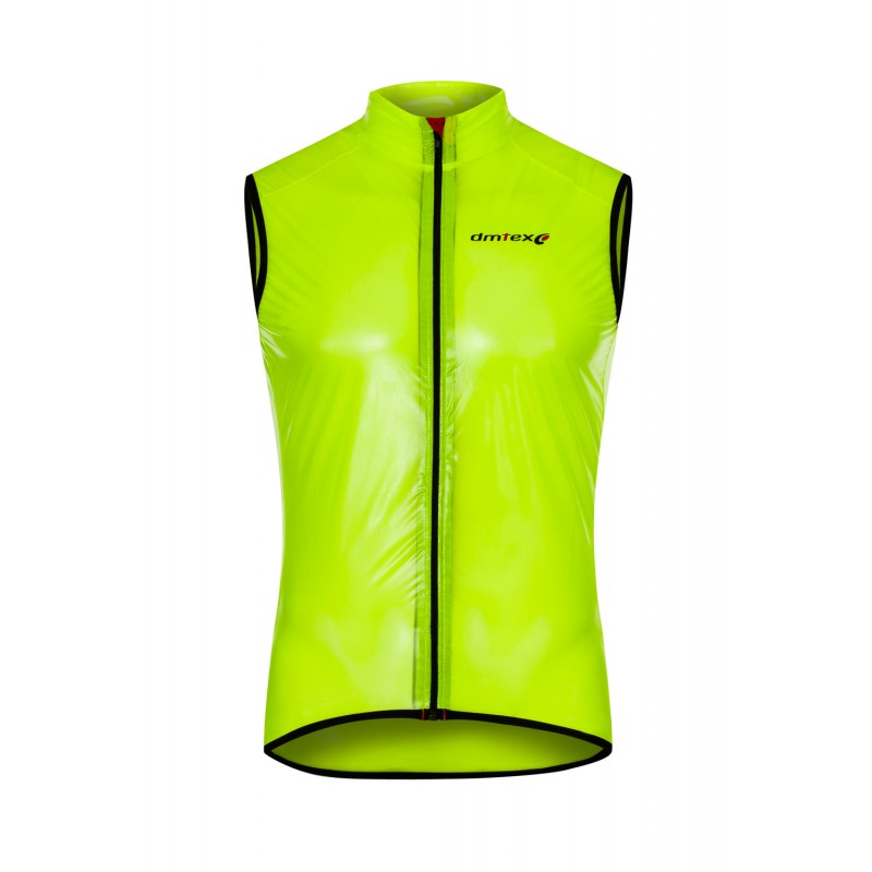Gilet transparent jaune fluo - Magasin DMTEX / Vêtements sport, cyclisme